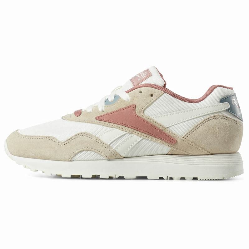 Tenisi Reebok Rapide Dama Albi/Turcoaz Romania YO3346JO